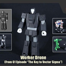 worker drone transformers g1 episode key vector sigma 3d print model - Mito3D