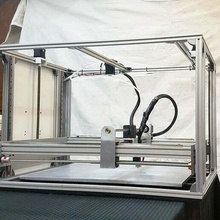 caballo batalla 3d impresora repartido potenciar grande cnc máquina molino igus rodamiento dirigir tornillo 3d print model - Mito3D