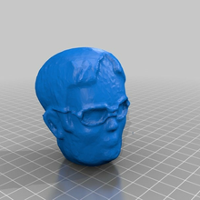 trabajando dwight borla cabeza bobblehead schrute oficina arte_interactivo 3d print model - Mito3D