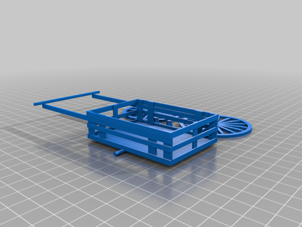 working mini handcart 3d printing 3d print model - Mito3D