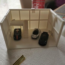 atelier 1 64 diorama architecture chaud roues garage 3d print model - Mito3D