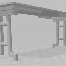 officina pieghevole tavolo 1 10th rc banda 93 macchina scala crawler 10 diorama deriva box auto 3d print model - Mito3D