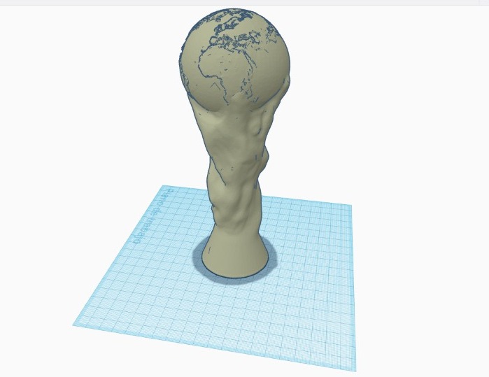 mundo copo Argentina 3D print model - Mito3D