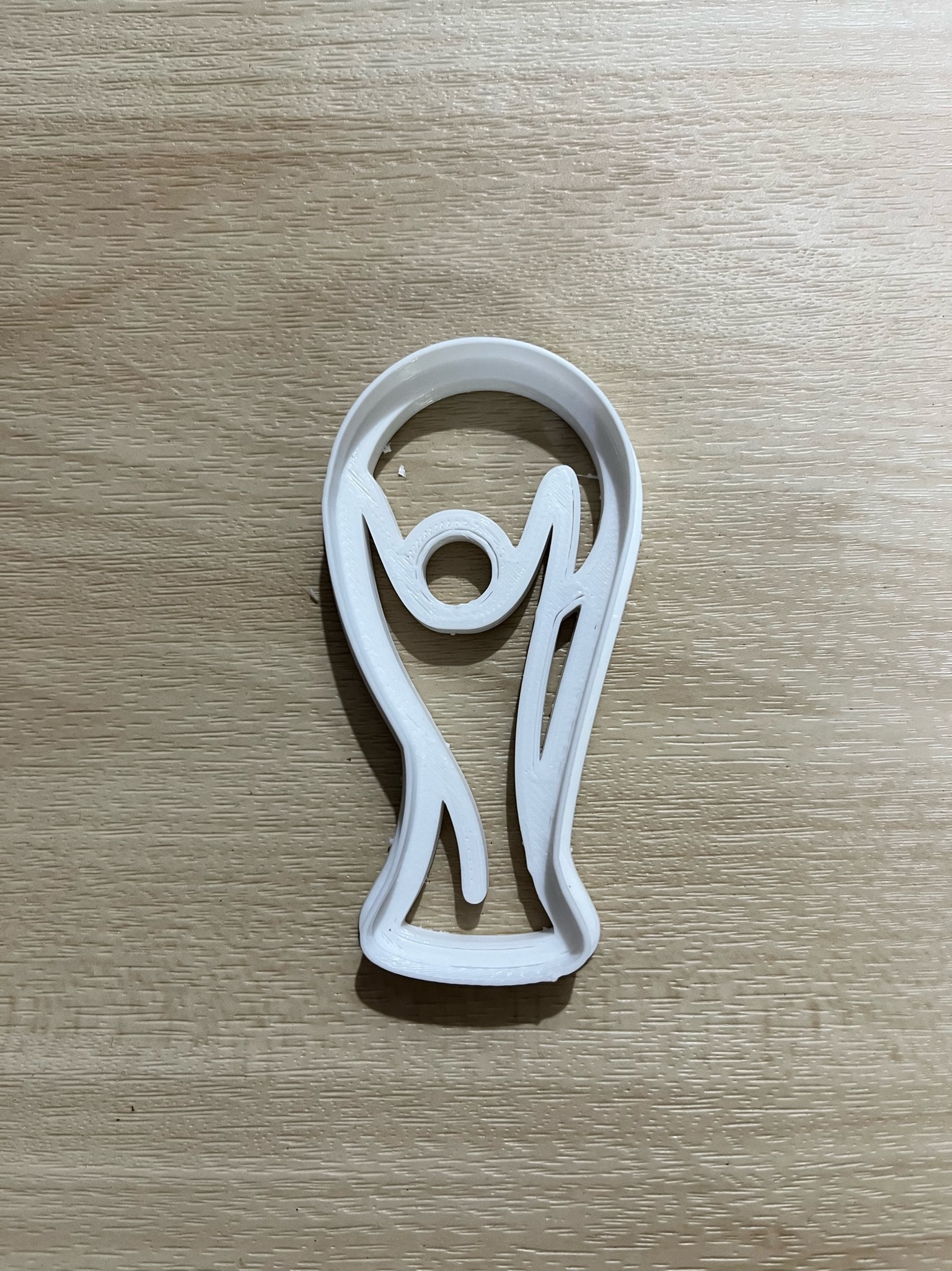 world cup cutter qatar argentina champion cutting cookie mass soccer 3D print model - Mito3D