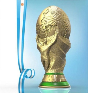 world cup easter egg toys champion argentina messi 3d print model - Mito3D