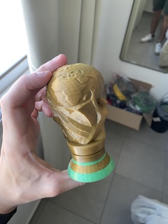 world cup grinder chopper messi argentina pica soccer cannabis art 3d print model - Mito3D