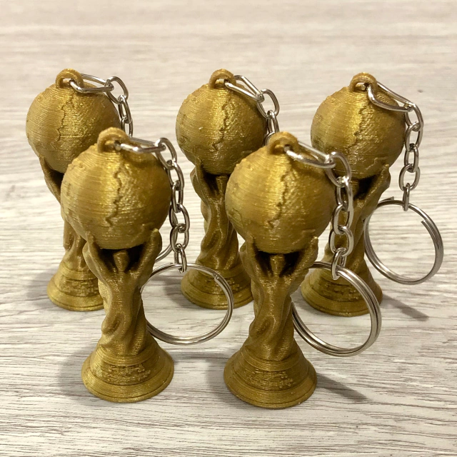 world cup key rings keychains 3D print model - Mito3D