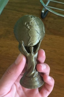world cup salt shaker 3d print model - Mito3D