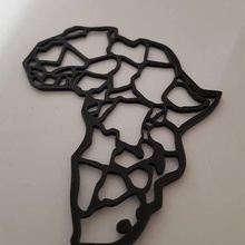 Welt Karte home Afrika 3d print model - Mito3D