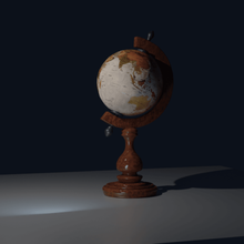 world map home decoration 3d print model - Mito3D