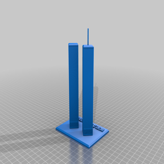 world trade center 9-11 york september 11 twin towers united wtc buildings structures 3d print model - Mito3D
