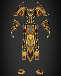 mundo Warcraft paladín juicio armadura cosplay casco imprimible renderizable usable juego videojuego película cosplayer personaje Arte escaneos réplicas 3d print model - Mito3D