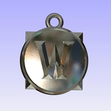 world warcraft jewelry keychains 3d print model - Mito3D
