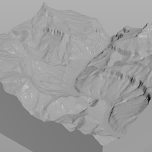 worldbuilder - canyon verschiedene Landschaft usa 3dscan 3d print model - Mito3D