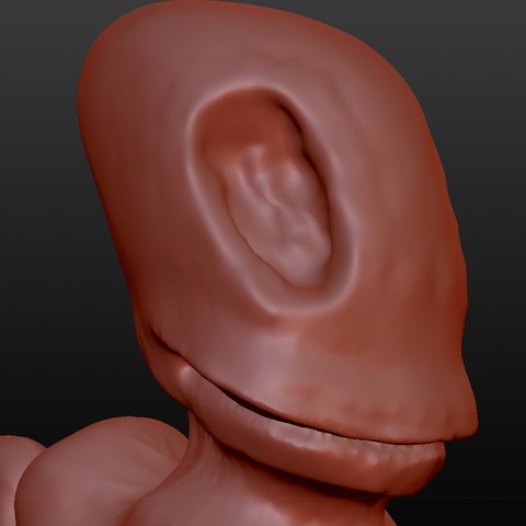 worm a arte scultpure 3D print model - Mito3D