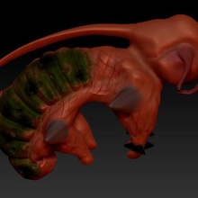 el gusano juego 3d print model - Mito3D