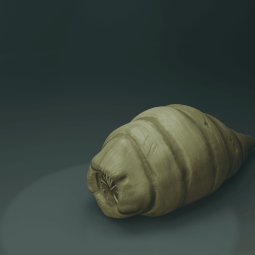 solucan uzaylı oyun worm böcek alanı yaratık fantezi kurgusal canavar predator varlık korku hata caterpillar dünya dışı eklem bacaklılar cutworm yağmur omurgasız lowpoly hayvanlar 3D print model - Mito3D