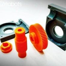 worm gearbox 160 tool transmission reduction reducer gear gears eezyrobots 3d print model - Mito3D