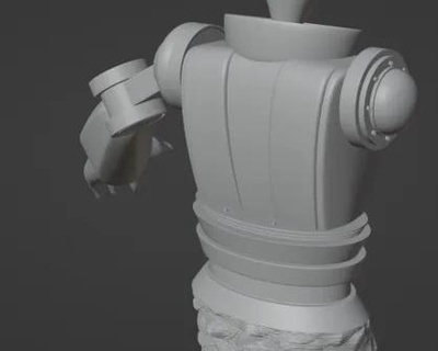 verme robot giocattolo azione figure figura articolato dnd tavolo superiore 3d print model - Mito3D