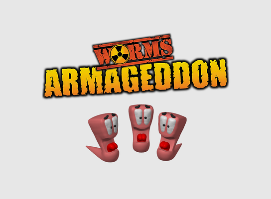 worms armageddon - screaming worm game 3d print model - Mito3D