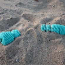 desgastado duna shai hulud gusano gusanos 3d print model - Mito3D
