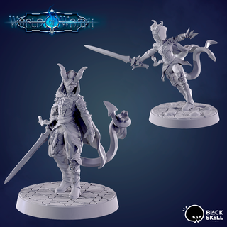 Beeindruckend cole tiefling rogue 3d print model - Mito3D