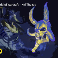 wow kelthuzad mask game accessories archlich cosplay costume cult damned face game accessories games games toys halloween helmet mage sceleton warcraft world