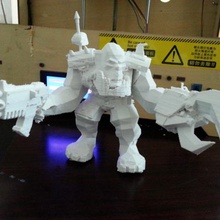 wow orc man power game 3d print model - Mito3D