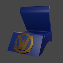 wow phone stand game wolrd warcraft fan 3d print model - Mito3D