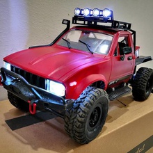 wpl c14 led light rear cover stand game r c vehicles truck rc crawler 3d print model - Mito3D