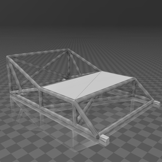 wpl d12 roll cage 3d model tool 3D print model - Mito3D