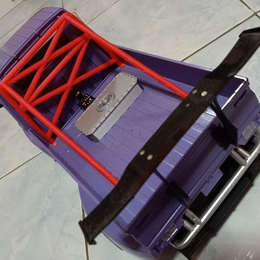 wpl d12 roll cage v1 gadget 3D print model - Mito3D