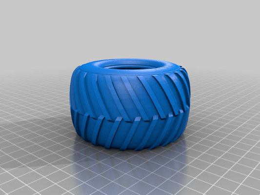 wpl monster truck tire rim wheel c12 diy tools makers 3d print model - Mito3D