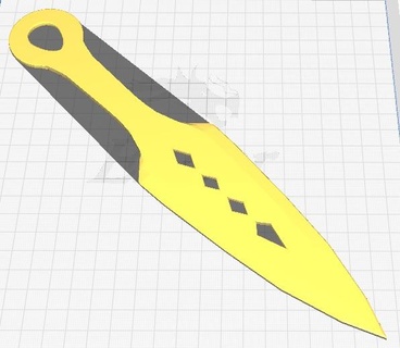 wraith knife apex 3d print model - Mito3D