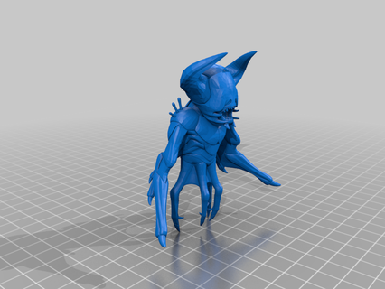 wraith mini-figure collectible doom doom eternal mini-figure night sentinel sentinel toy wraith creatures  3d print model - Mito3D