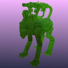 wraithfox spazio elf robot fantasma animale gioco wargames-giochi di guerra in miniatura 3d print model - Mito3D