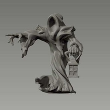 wraith gioco giochi non-morti mormesk ghost traghettatore dnd in miniatura d&d 3d print model - Mito3D