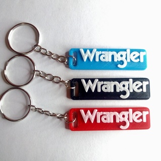 wrangler cowboy keychain jeans fashion western country 3d print model - Mito3D