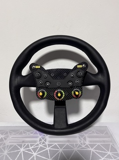 wrc ford puma button box rally simracing steering wheel 3d print model - Mito3D