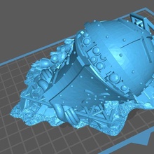 wreckage god engine 3d print model - Mito3D