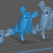 wrecker hands heresy automatics 30k automata castellax battle 3d print model - Mito3D