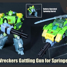 hurdacılar gattling gun transformers springer pille çalışan çeşitli silah 3d print model - Mito3D