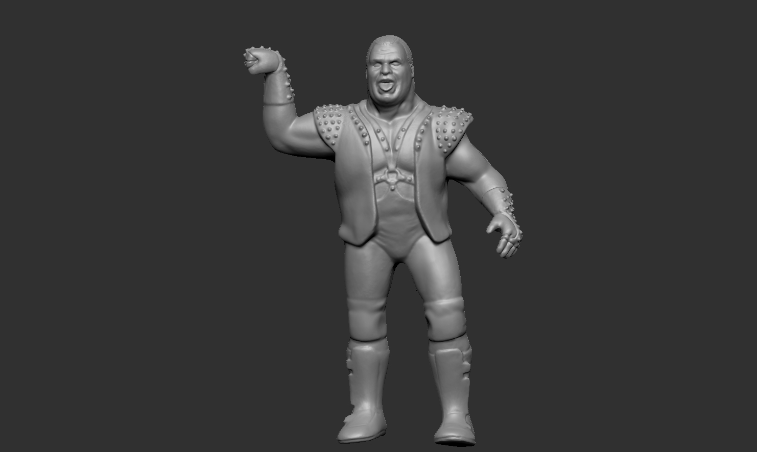 lottatore demolizione ascia ljn wwe wwf nwa pietà pro wrestling 3D print model - Mito3D