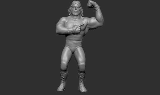wrestler macho man classic ljn wwe wwf aew nwa awa wrestling pro 3d print model - Mito3D