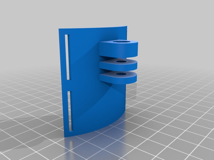 wrist-mount go-pro style mount 3d printing 3d print model - Mito3D