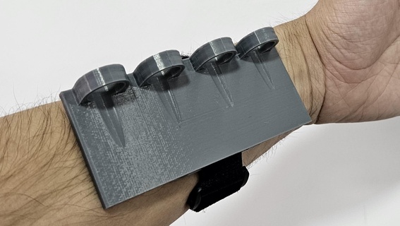 wrist tube holder 3d print model - Mito3D