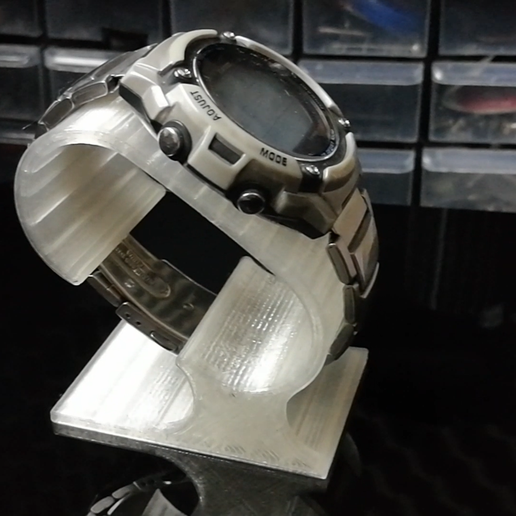 reloj pulsera estante soporte diseñado dsm joyería joya casio 3D print model - Mito3D