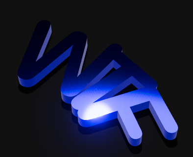 wtf letter lettering 3d print model - Mito3D