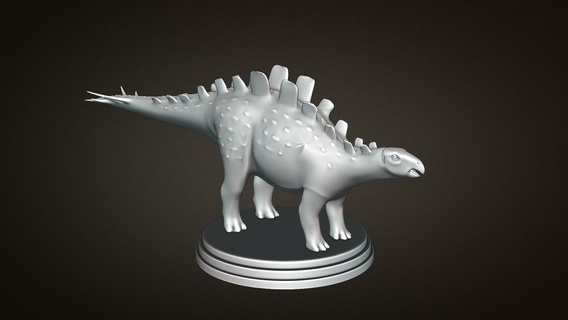 wuerhosaurus dinosaur 3d printing toy print model toys 3d print model - Mito3D