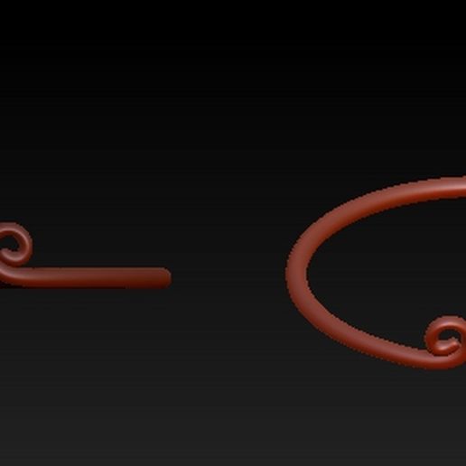 wukong arco cabelo anel 3D print model - Mito3D